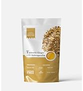 Turmeric Ginger Ashwagandha Tea cut 3.5 g | 100% Natural Herbal Blend | Enjoy a Refreshing, Caffe...