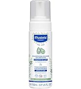 Mustela Cradle Cap Foam Shampoo for Newborn - Baby Shampoo with Natural Avocado - Tear-Free & Fra...