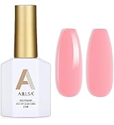 AILLSA Coral Pink Gel Nail Polish Nude Gel Polish Soft Red Natural Color Gel Nail Polish Baby Pin...