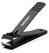 BEZOX Large Toe Nail Clippers for Thick Nails - Straight Edge Nails Clipper for Men, Toenails Cli...