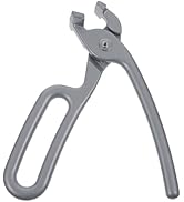 Pan Gripper, Aluminum Gripper Pizza Pan Tongs Stone Pot Clamp for Bowl, Plate, Tray