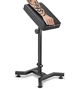Udefineit Tattoo Armrest Stand, Tattoo Legrest 180° Rotation Double Fixed & Adjustable Height, Ta...