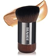 1 Pack Foundation Brush - BEAHOT Kabuki Makeup Brush, Real Techniques Brush, Flat Top Blush Brush...