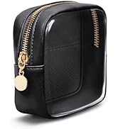 Wandering Nature Clear Makeup Bag for Purse Mini Make up Cute Cosmetic Bag Pouch for Women with S...