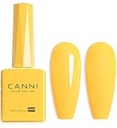 CANNI Yellow Gel Nail Polish, 1Pcs Neon Yellow Gel Polish Bright Pastel Butter Yellow Color Nail ...
