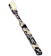 Acca Kappa Historical Black and White Toothbrush Soft Nylon Bristles Hand-Made Acetate Handle