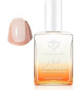 modelones 15ml Milky White Nail Natural Concealer Foundation Polish Air Dry Nail Growth Polish fo...