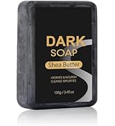 Easilydays Dark Soap Shea Butter Moisture Soap, Face and Body Moisturizing African Bar, Deep Clea...