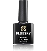 BLUESKY Gel Top Coat No Wipe Soak-off UV LED Gel Nail Polish Top Coat for Acrylic Nail, Natural N...