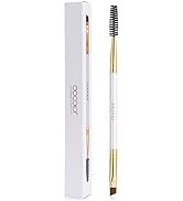 Docolor Eyebrow Brush Duo Eyebrow Spoolie Professional Angled Eye Brow Brush Perfect for Lining a...