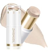 ZHISHUDL Highlighter Makeup Stick Cream Highlighter Stick for Face Body Lightweight Smooth Shimme...