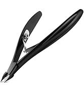 FVION 4mm Jaw Professional Cuticle Nippers, Salon-Quality Cuticle Trimmers for Precision Nail Car...