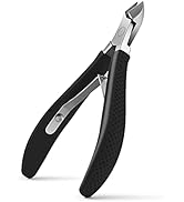 FVION Cuticle Clippers โ Small Cuticle Trimmer, Rubber Coated Handle Manicure Tools โ Full Jaw Cu...