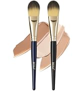 BEILI Foundation Brush Set for Liquid Mask Concealer Makeup Flat Foundation Makeup Brushes for Li...