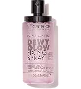 Catrice | Prime & Fine Illuminating Dewy Glow Spray | Transparent and Fast Drying Fixing Spray| P...