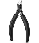 BALUCA Straight Edge Toenail Clippers for Thick Nails & Ingrown Toenails – Heavy Duty Straight Bl...