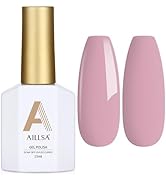 AILLSA Nude Gel Polish Dark Pink Fall Winter Gel Nail Polish Mauve Neutral Gel Polish Blush Natur...