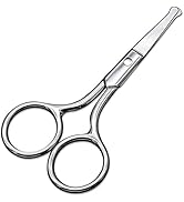 Small Scissors, Eyebrow Scissors, Nose Hair Scissors Round Tip Design, Will Not Hurt the Nasal Ca...