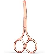 Small Scissors, Eyebrow Scissors, Nose Hair Scissors Round Tip Design, Will Not Hurt the Nasal Ca...