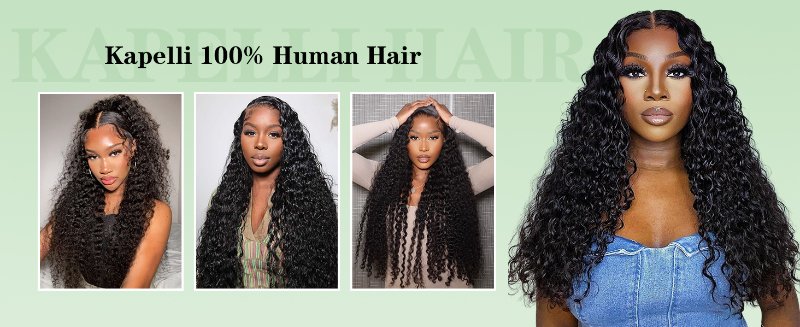 deep wave water wave curly lace frontal closure