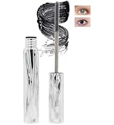 Easilydays Iron Wand Mascara, Black Washable Metal Wand Waterproof Long Lasting Lash Extensions T...