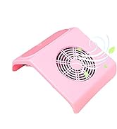 AREMOD 40W Nail Dust Collector Portable Nail Vacuum Cleaner Nail Fan Suction Machine for Nail Art...