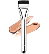 MSQ Flat Foundation Brush, Korean Makeup Brush Ultra Thin Spatula Facial Brush Face Mask Brushes f...