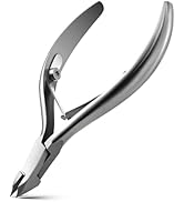 FVION Cuticle Clippers - Precision Cuticle Cutter, Extremely Sharp Cuticle Scissors, Stainless St...