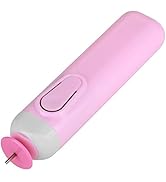 Electric Quilling Pen, DIY Slotted Paper Crafts Quilling Tool Origami Winder Steel Curling Pen(Pink)