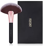 Docolor Fan Brush Face Makeup Brush Professional Highlighting Make Up Brushes Blush Bronzer Cheek...