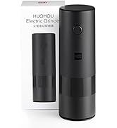 Electric Pepper and Salt Grinder, Adjustable Coarseness Electric Pepper Grinder, Rechargeable Cer...