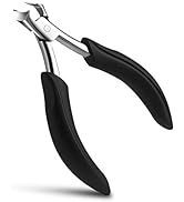 FVION Heavy Duty Nail Clippers for Men, Firm-Grip Toenail Clippers for Seniors' Thick Nails, Nick...