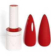 VENALISA Red Gel Nail Polish, 1 Pcs Red Gel Polish Bright Color High Gloss Soak Off U V Nail Mani...