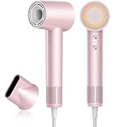 Hair Dryer, zhiyangfei Negative Ion Blow Dryer, 110, 000 RPM Brushless Motor, 3 Heat Settings, 36...
