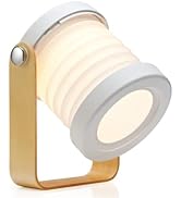 Rechargeable Portable Folding LED Lantern Lamp, WYNK Battery Operated Reading Light Table Lamp Ou...