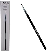 Pointed Eyeliner Brush - Fine Point Premium Synthetic Vegan Bristles, Easy to Control Precise Eye...