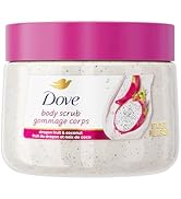 Dove Body Scrub Dragon Fruit & Coconut Cream For SIlky Smooth Skin Body Scrub Exfoliates and Prov...