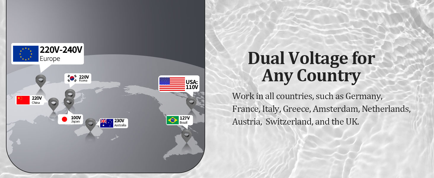 dual voltage hair dryer