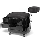 Pibbs Two Shelf Pedicure Stool with Footrest Model 2033