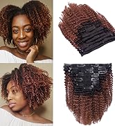 3c 4a afro kinky curly clip in hair extensions
