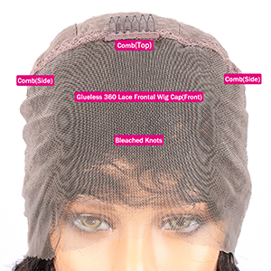 360 bdoy wave lace front wigs human hair