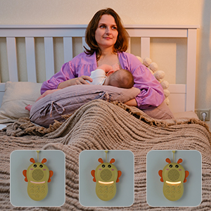 Sleeping Sound Machine with 3 Warm Night Lights