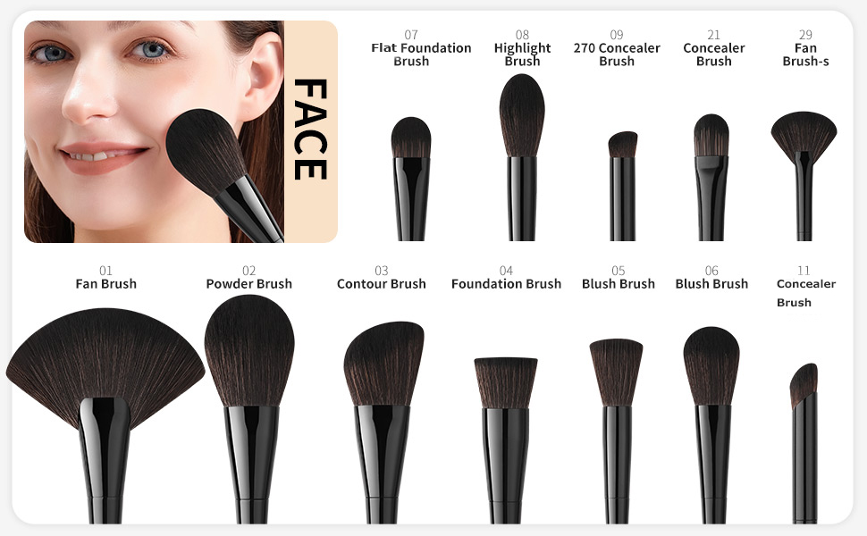 Docolor Makeup Brushes