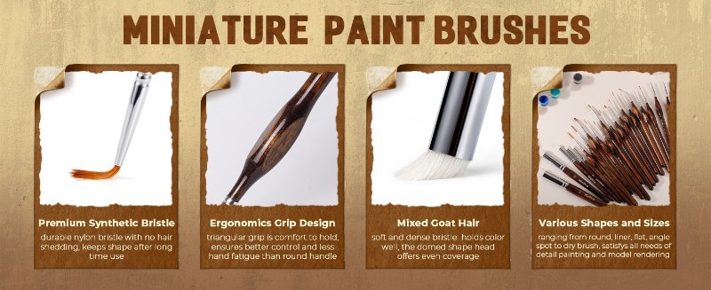 detail paint brushes
