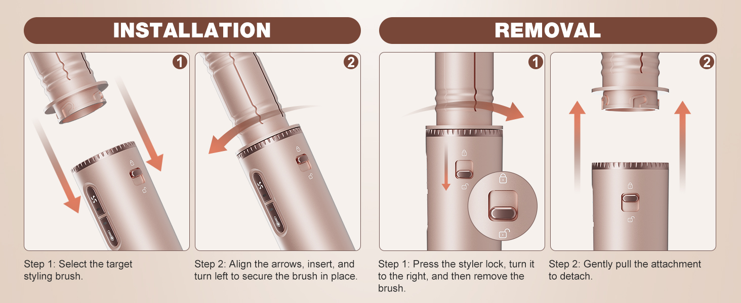 air styler for hair curling