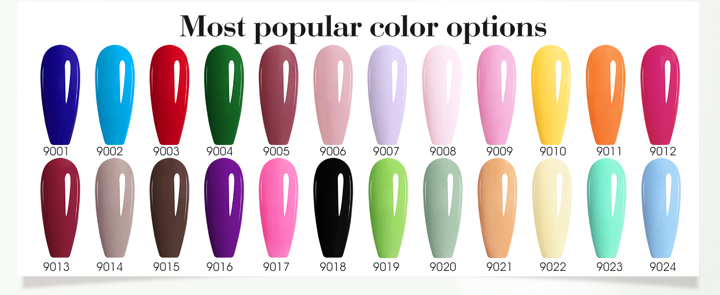 gel nail polish set