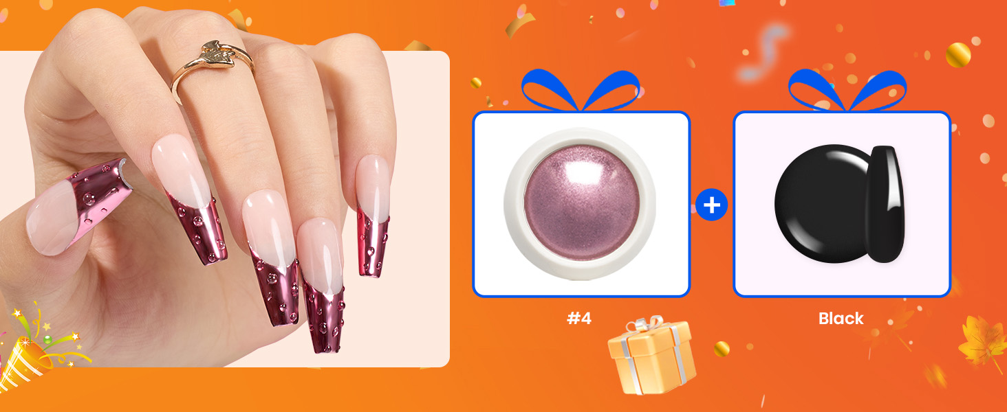 Beetles Chrome Nail