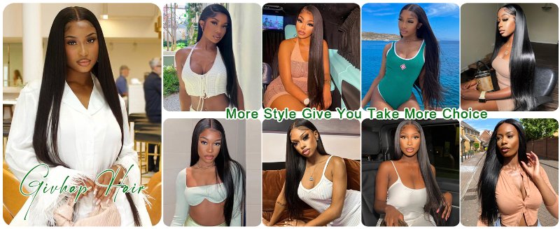 Straight Lace Front Wigs Human Hair