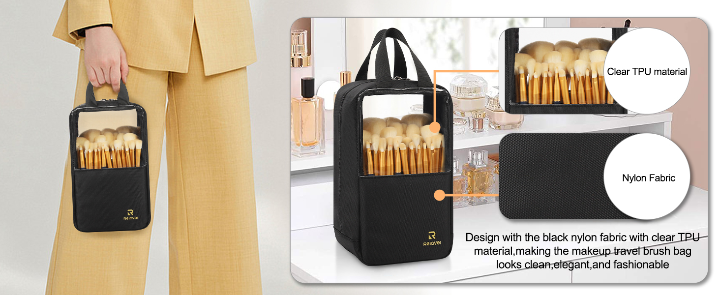 makeup brush organizer travel makeup brush bag travel