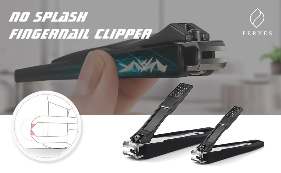 nail clipper with catcher  no splash fingernail clipper toenail clippers